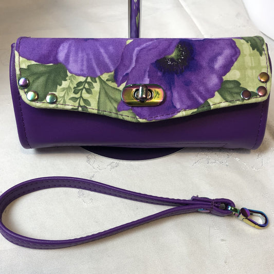 rainbow twist lock, rivets & and wristlet strap