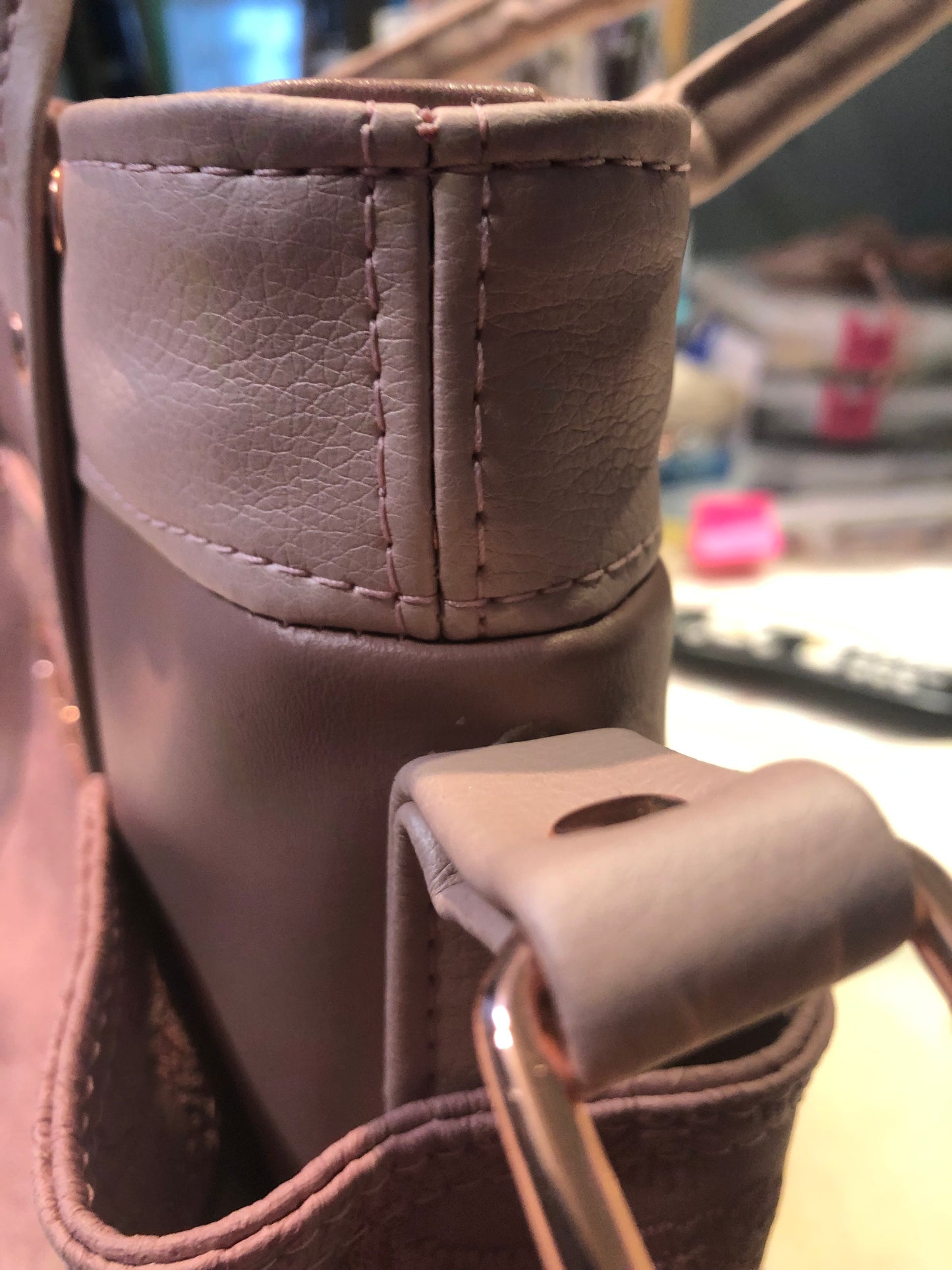 Zoella side seams and strap connector