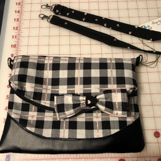 Plaid Clutch purse