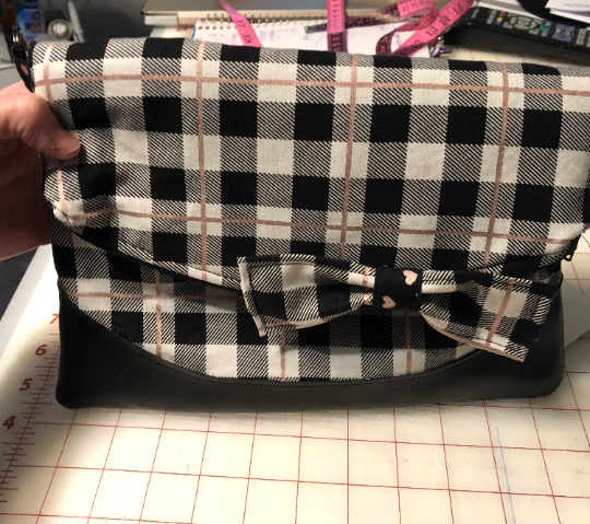 Plaid Clutch purse