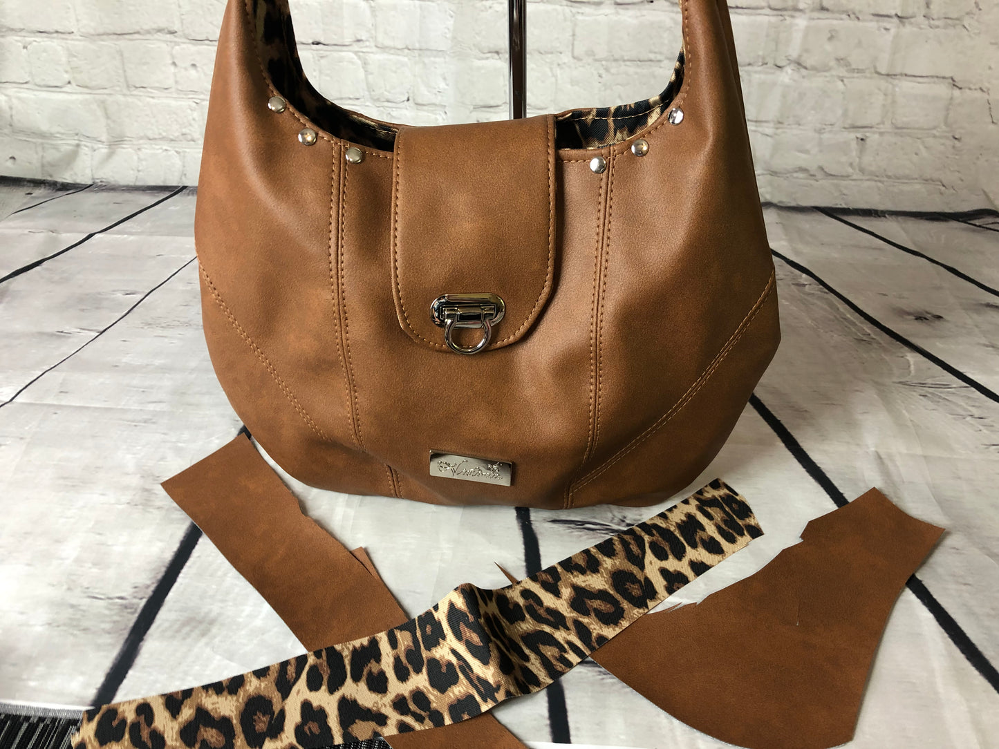 Hobo/tan, Animal print shoulders bag